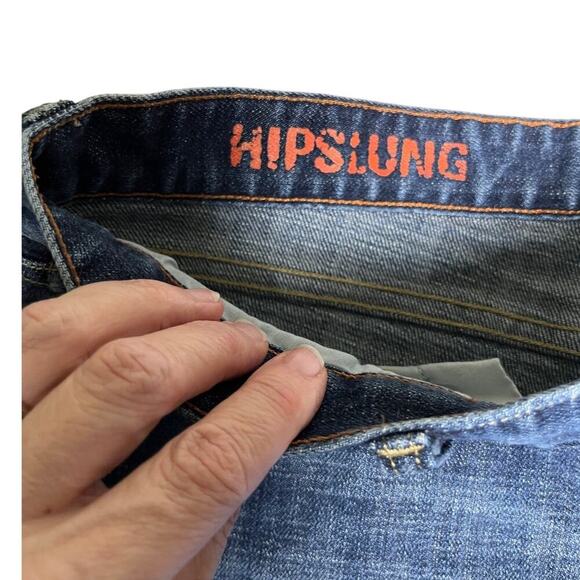 J.Crew‎ Hipslung Denim Cutoff Shorts Women 6 Low Rise Raw Hem Distressed Blue - Picture 4 of 9